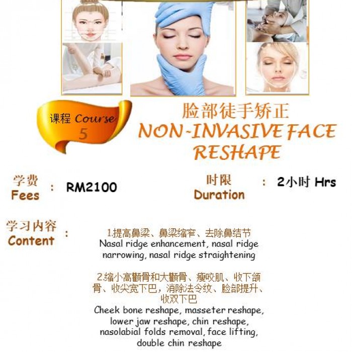 Online Non-invasive Face Reshape Course